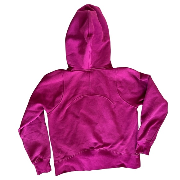 Lululemon All Yours Hoodie Fleece Lined Ripened Raspberry Size 4 Pocket Athletic - Picture 2 of 5